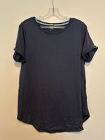 Dunkelblaues Damen Sport T-Shirt, Grösse M