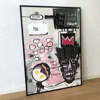 Purple Face Neo Expressionismus Pop Art Bild Chef Skill Bild