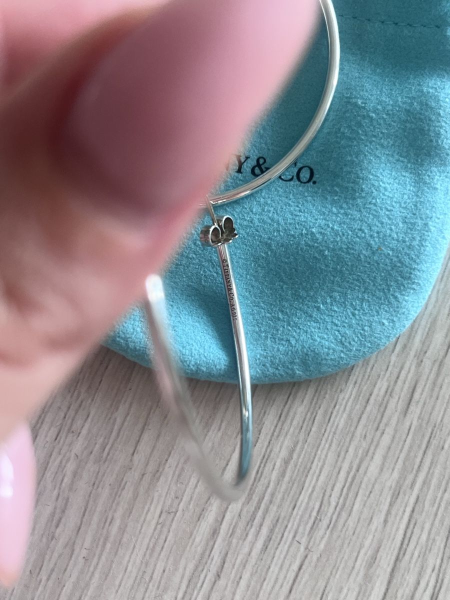 Tiffany & Co. Ohrringe & -stecker: Tiffany & Co. Creolen Silber – Neu (gemäss Beschreibung) aus Zürich von StavesBest 4