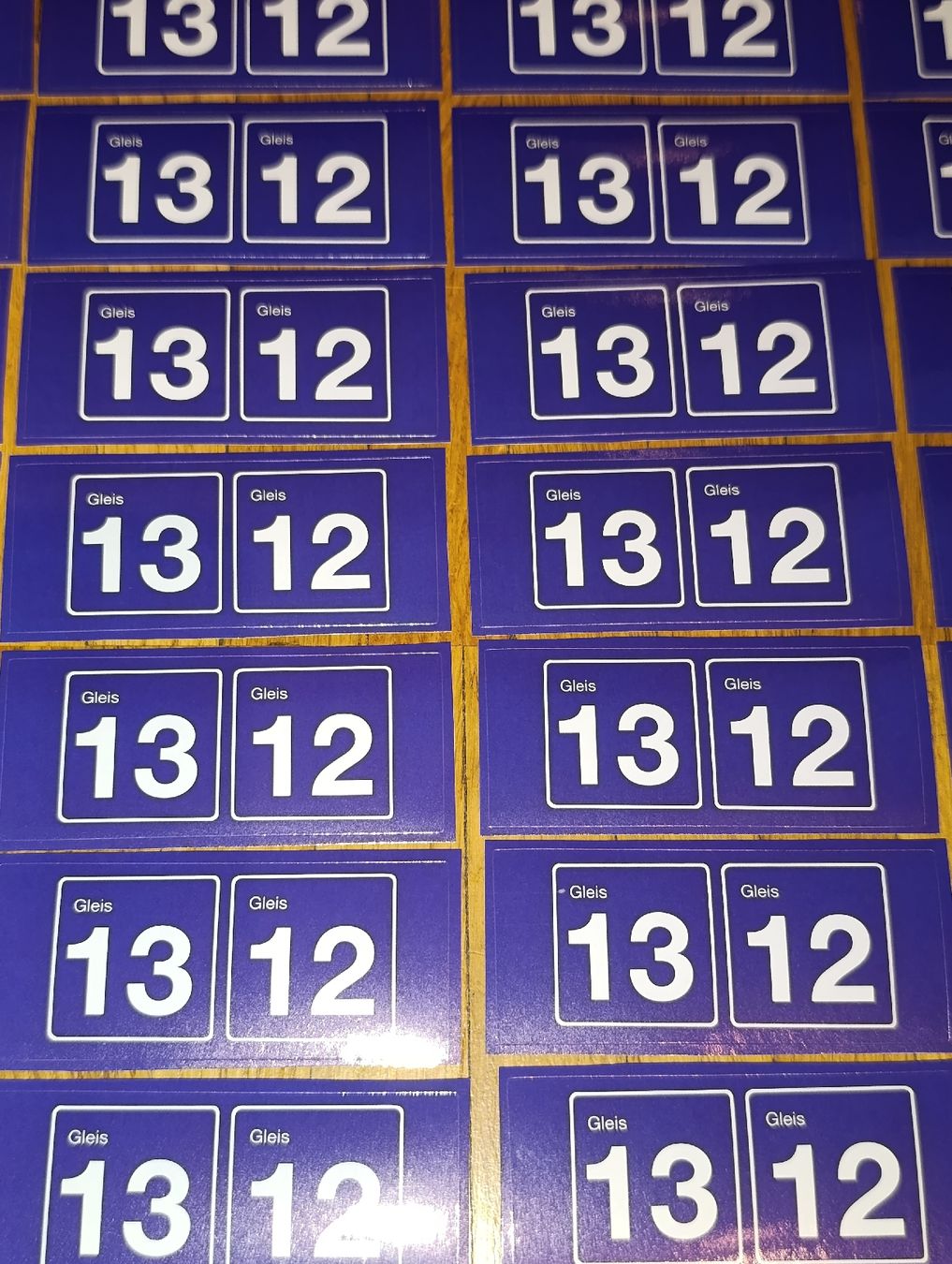 Sticker: 50 X Gleis 1312 Sticker – Nuovo (secondo la descrizione) da Uitikon Waldegg venduto da MNC8047 1