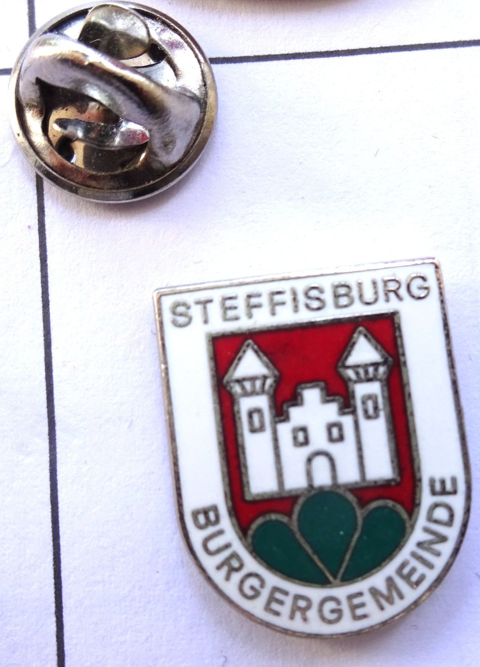 Plaquettes & Badges: Pin Burgergemeinde Steffisburg – D'occasion à Utzenstorf par BUtter81