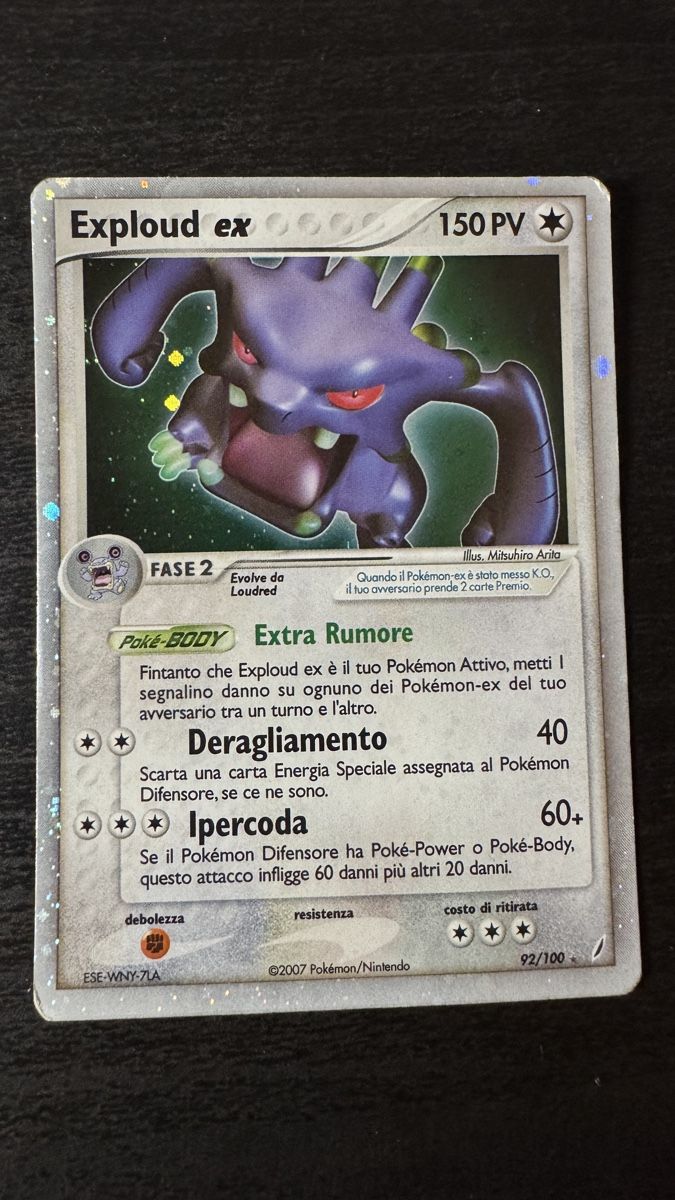 Pokémon Sammelbilder & Trading cards: Exploud Ex holo 92/100 Ex Crystal Guardians  – Gebraucht aus Belprahon von Rob_ain