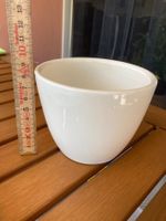 Topf, Übertopf, Pflanzentopf, weiss, ⌀ 9.5 cm, neuwertig
