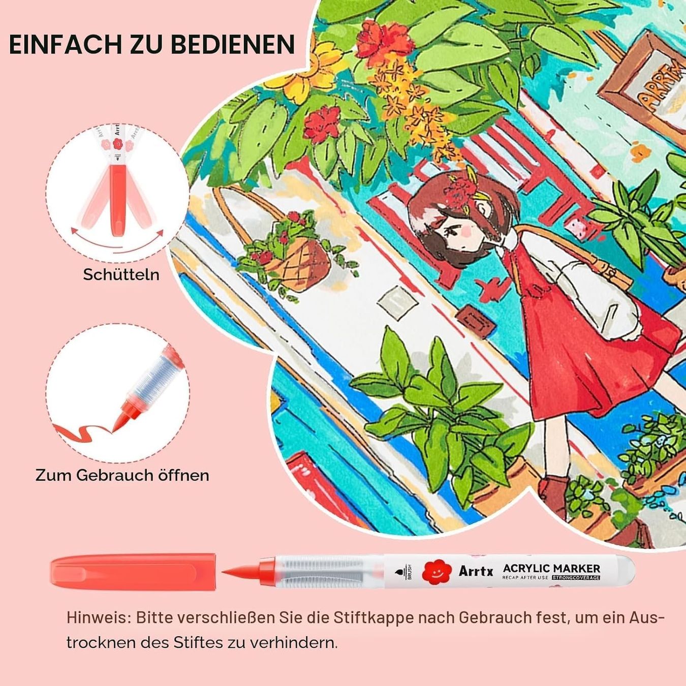Penna & Evidenziatori: Acrylmarker Set 60 Farben mit Doppelspitze – Nuovo e nell'imballaggio originale da St. Gallen venduto da sch_zsz7 2