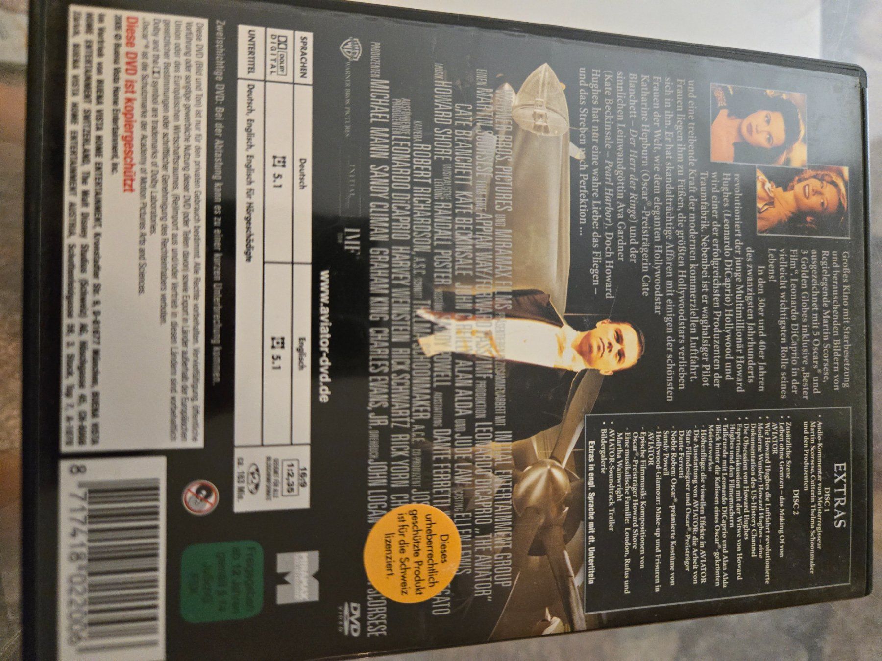 Alle DVDs: Aviator DVD – Gebraucht aus Bussigny von Kfdlt 1