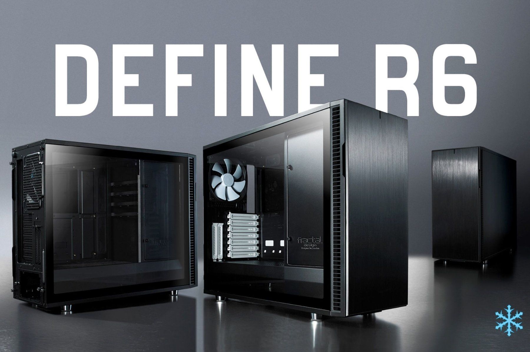 Fractal Custodie: Fractal Define R6 (Schwarz) – Nuovo e nell'imballaggio originale da Basel venduto da yve_7wxy