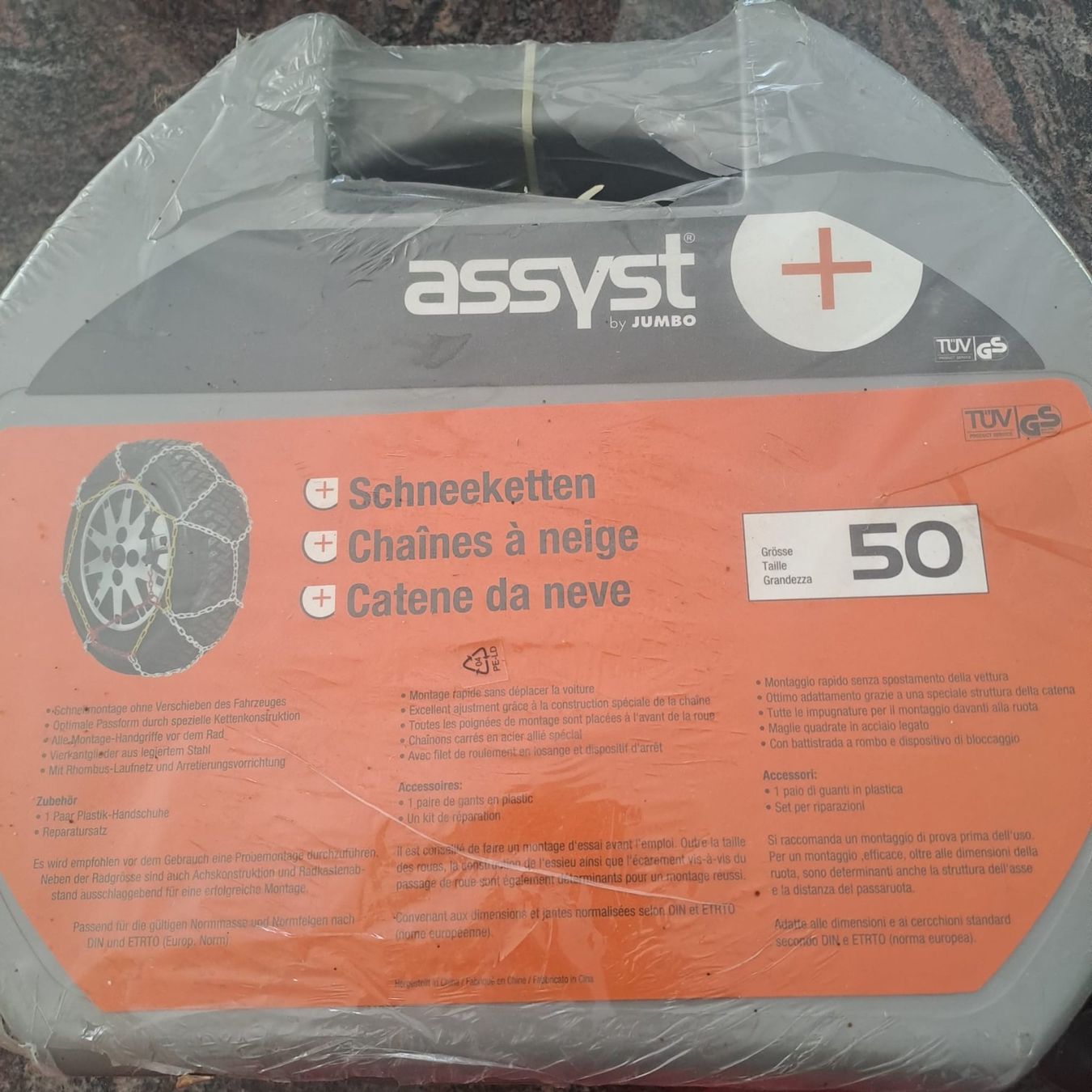 Catene da neve: Schneeketten Assyst Gr. 50 – Nuovo e nell'imballaggio originale da vordemwald venduto da Zopf0
