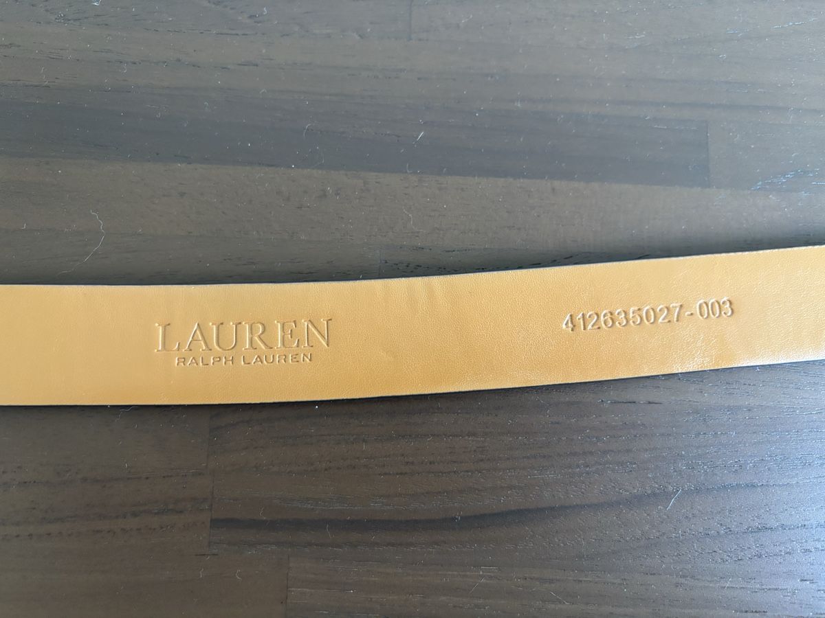Ralph Lauren Cinture: Ralph Lauren Leather belt | Gürtel  beige – Usato da Zürich venduto da cha_jz8q 5