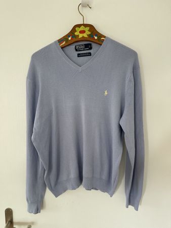 Polo Ralph Lauren Pullover, hellblau, Grösse M, Top! Y2k