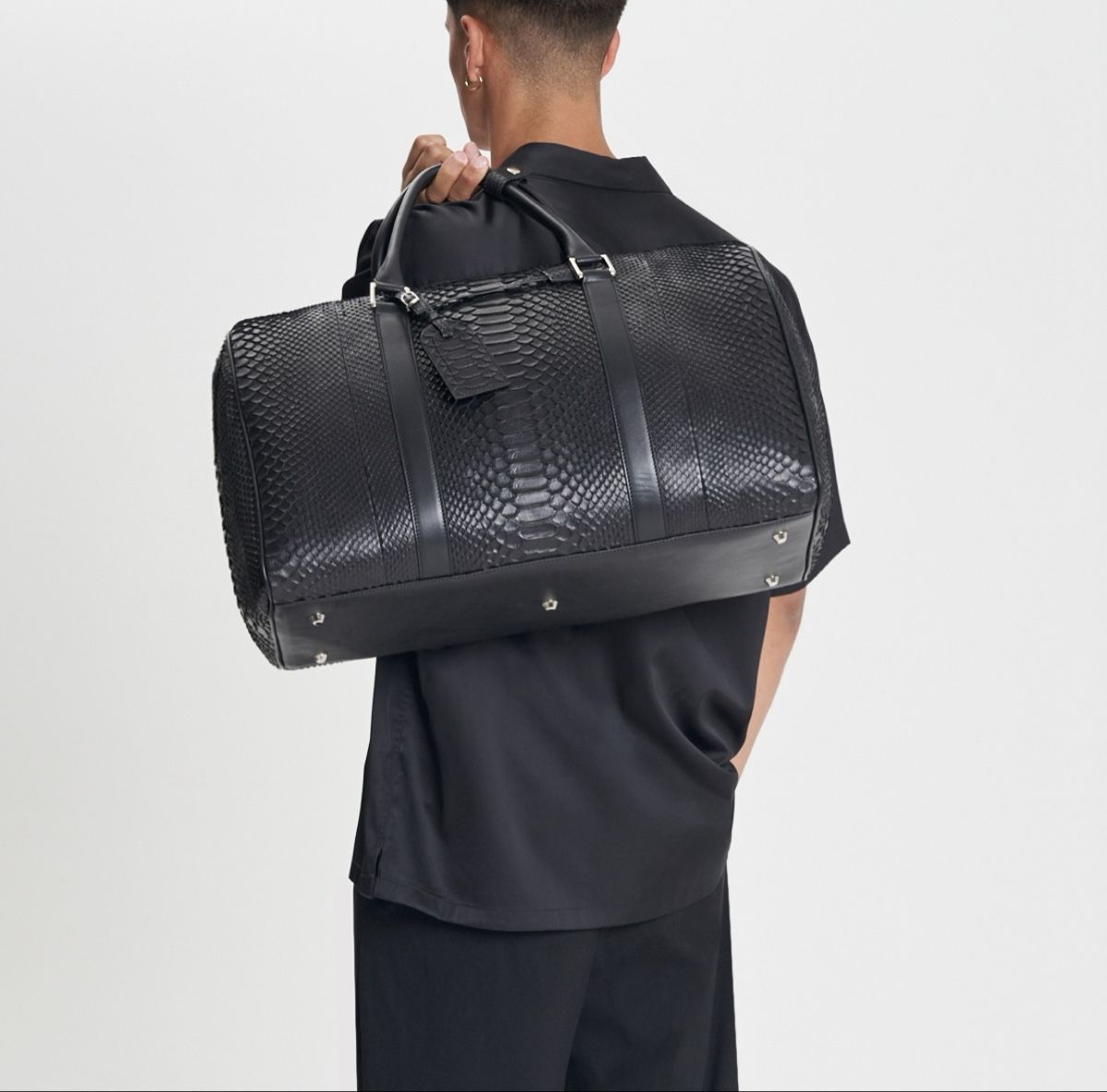 Taschen: Pythonleder Reisetasche Montreal - Farbe: Schwarz – Neu und originalverpackt aus Wittenbach von bes_k8vr 3