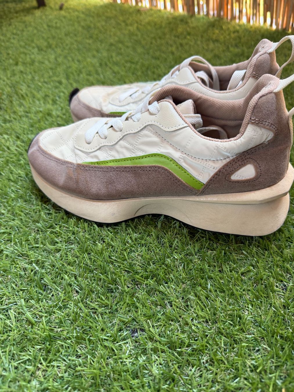 Damenschuhe: Damenschuhe beige/braun Grösse 36 – Gebraucht aus Riehen von edu_92w7
