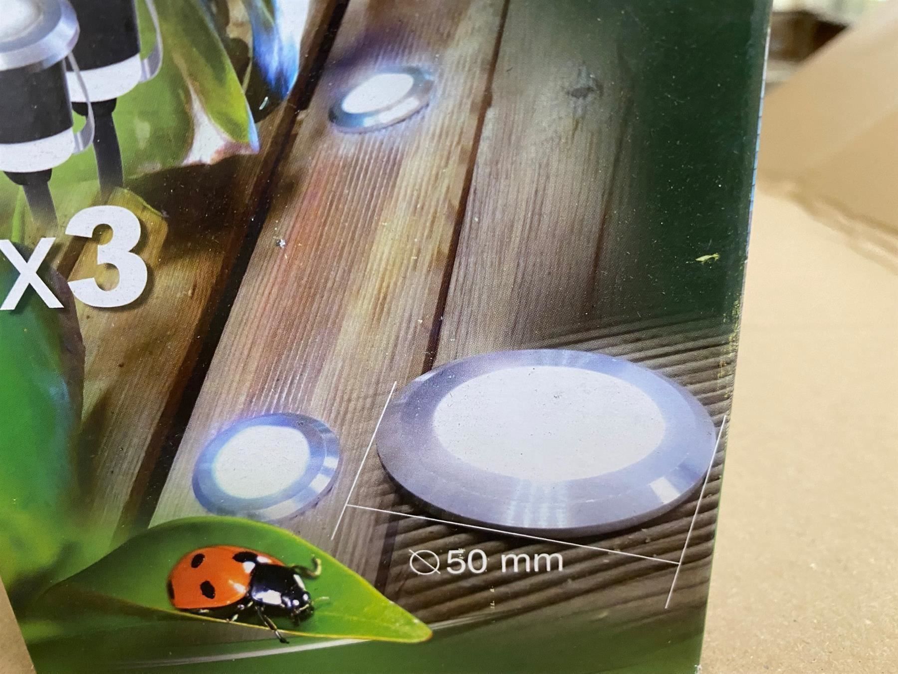 Lampade: %O319  3Stk. neue Einbau-Spot LED  Aussen – Nuovo e nell'imballaggio originale da Necker venduto da liq24 4