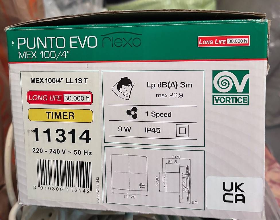 Ventilatori: eingebauter elektrischer Ventilator VORTICE – Usato da Pully venduto da sim_f85b
