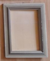 Bilderrahmen Holz grau 17x22 cm gebraucht mit Glas
