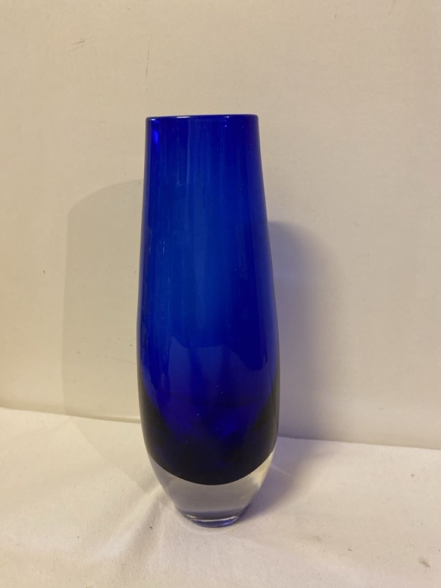 Vasi & Recipienti: Elegante blaue Glasvase – Usato da sursee venduto da trilli-tralli 4
