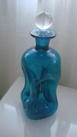 Blaue Karaffe Holmegaard "Kluk-Kluk" 20 cm
