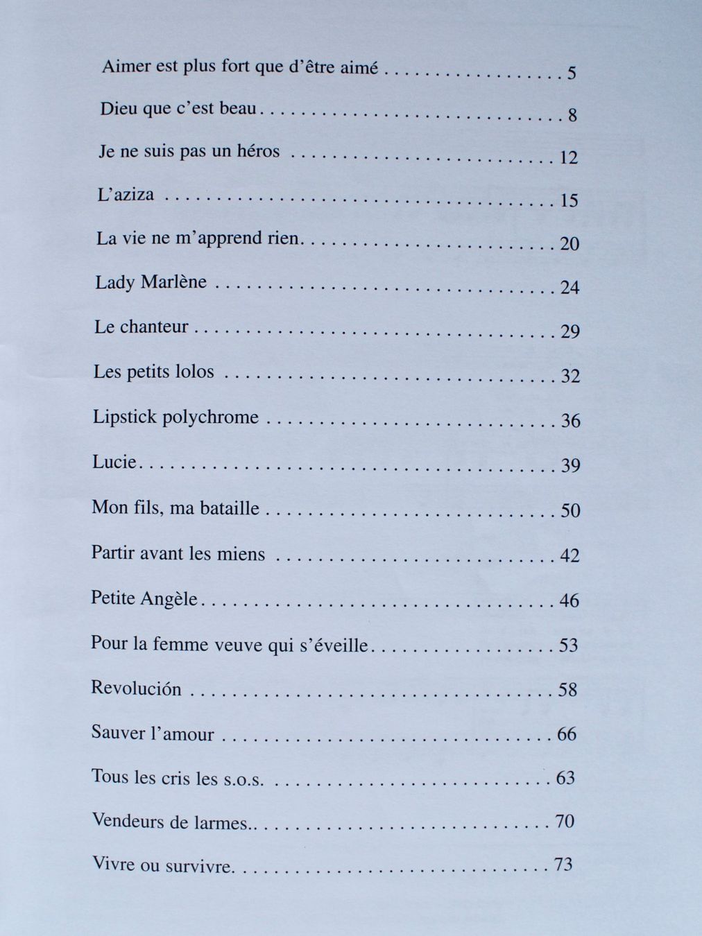 Libri: Livre de partitions, chansons Balavoine – Nuovo (secondo la descrizione) da Morrens VD venduto da alain50 1