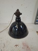 antike industrie lampe emaille