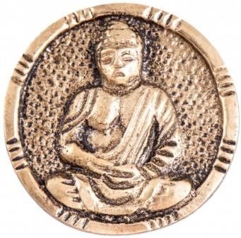 Tutte le decorazioni: Messing-Tempelmünze - Buddha – Nuovo e nell'imballaggio originale da Mauren venduto da Yeelen 1