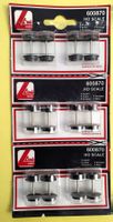 LIMA 3 X N° 600870, 4 Metallachsen, essieux métalliques, neu