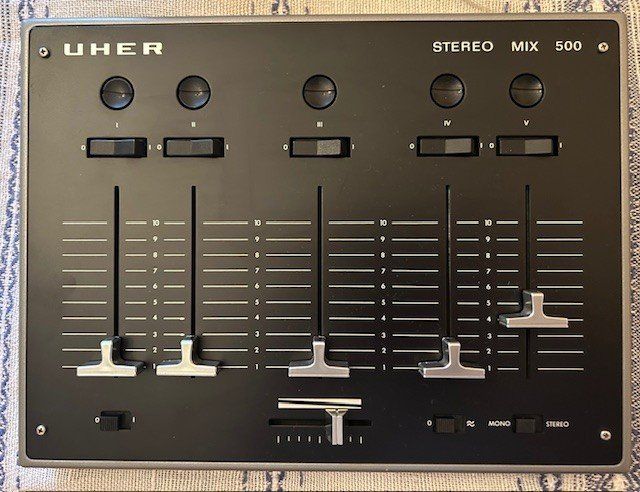 Uher Console di mixaggio: Stereo Mix500 A124 Mischpult – Nuovo e nell'imballaggio originale da Binningen venduto da Rosewhite 2