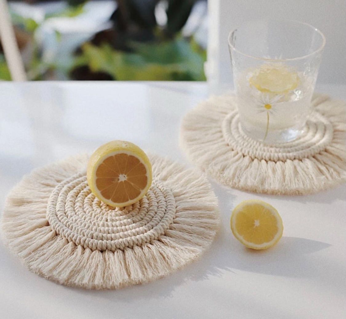 Sottobicchieri: Makramee Untersetzer boho-lux, NEU – Nuovo e nell'imballaggio originale da Lachen SZ venduto da Luxolino 2