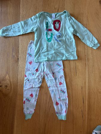 Pyjama CALIDA mint Kinder Grösse 116/122 leicht getragen