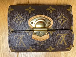 Portefeuille Louis Vuitton toile monogramme marron