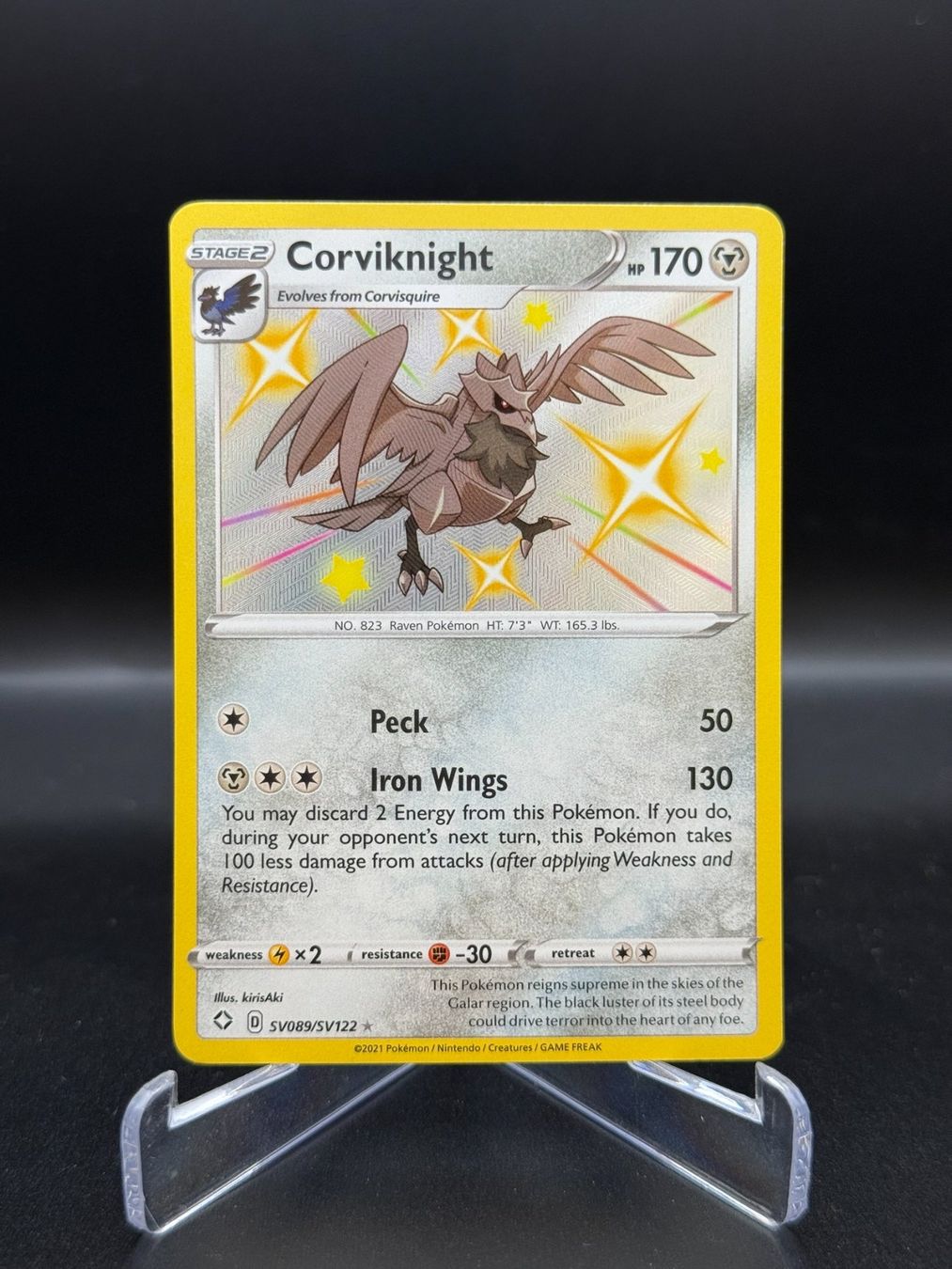 Pokémon Carte collezionabili: Corviknight (SHF SV89) - Shiny – Usato da Birmensdorf ZH venduto da SnorlaxMail