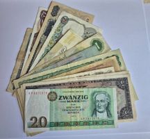 13 diverse Banknoten aus aller Welt  ab 1 Fr. !!