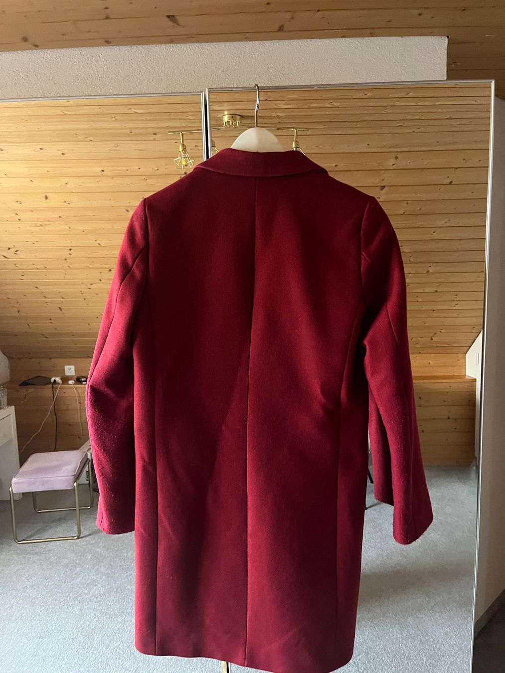 Zara Cappotti: Zara Mantel, Jacke, Gr. S, rot, – Usato da Kriessern venduto da loolah 4