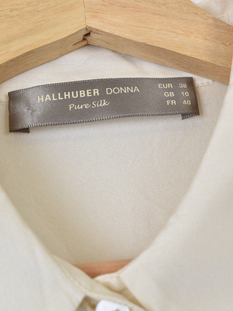 Hallhuber Camicette: Hallhuber Seidenbluse, elfenbein, Gr.38 – Usato da Nürensdorf venduto da 2ND_STORY 4