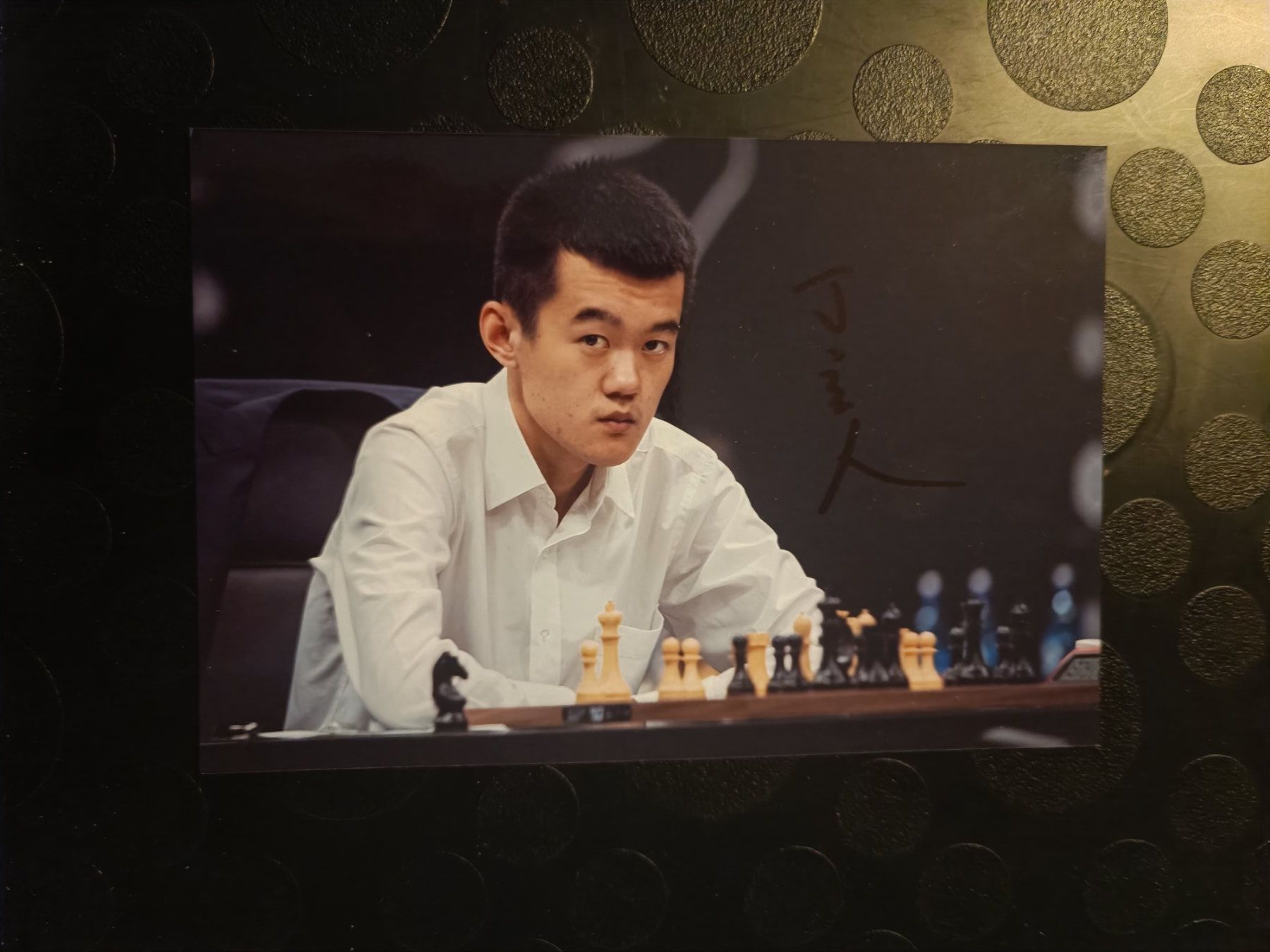 Autografi: Ding Liren - Schachspieler - selten – Usato da Menziken venduto da Artographs