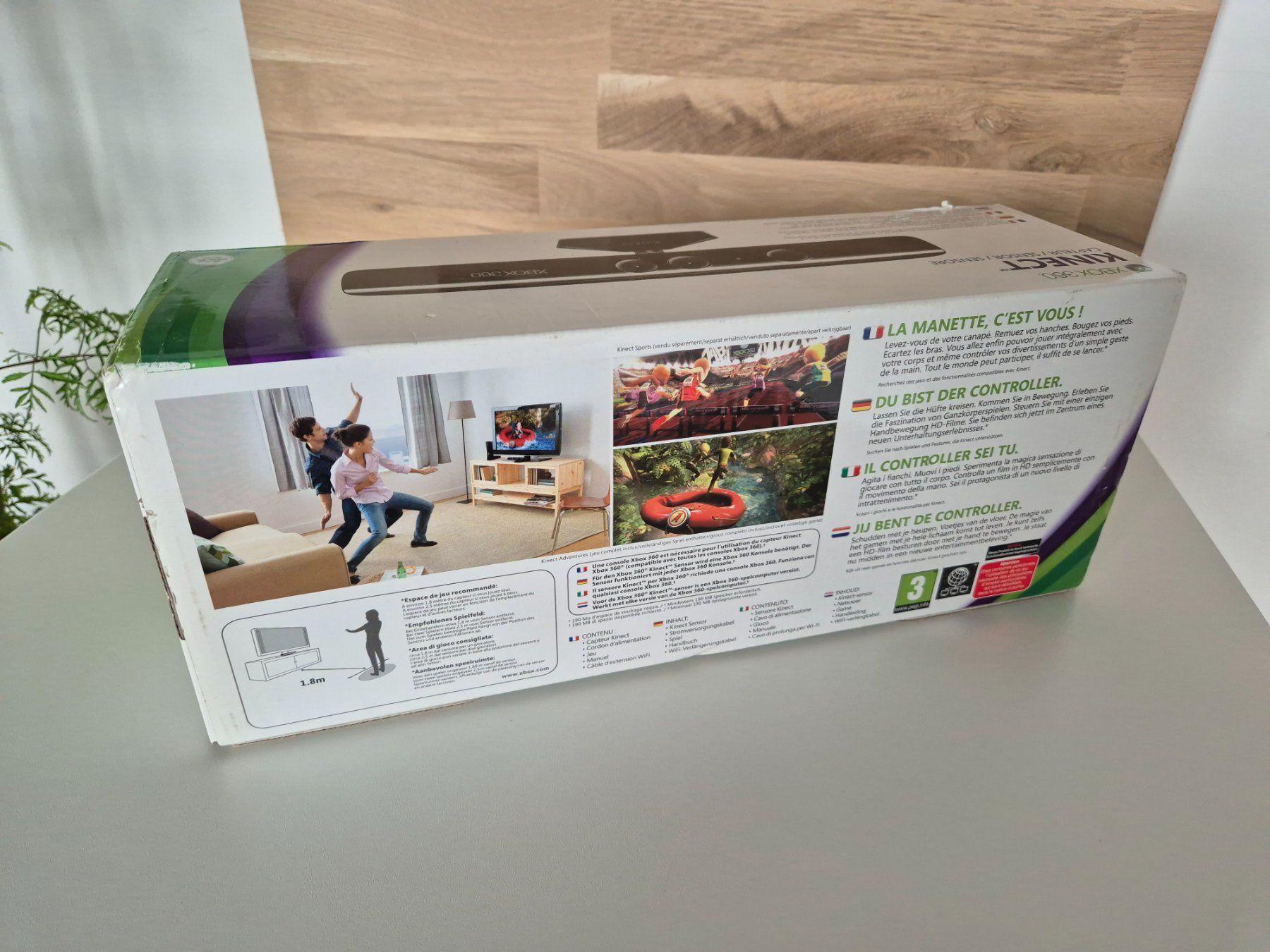 Microsoft Console: Xbox 360 Kinect Sensor Kamera mit Spiel - Neu OVP – Nuovo e nell'imballaggio originale da Bassersdorf venduto da retrolab 2