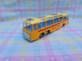 Dinky Toys PTT Bus 961 – HELLBLAUE SITZE – Top Zustand