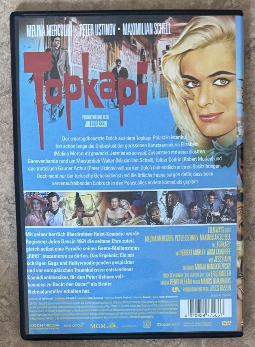Tutti i DVDs: TOPKAPI – Nuovo (secondo la descrizione) da Dietikon venduto da AndreaSch01 1