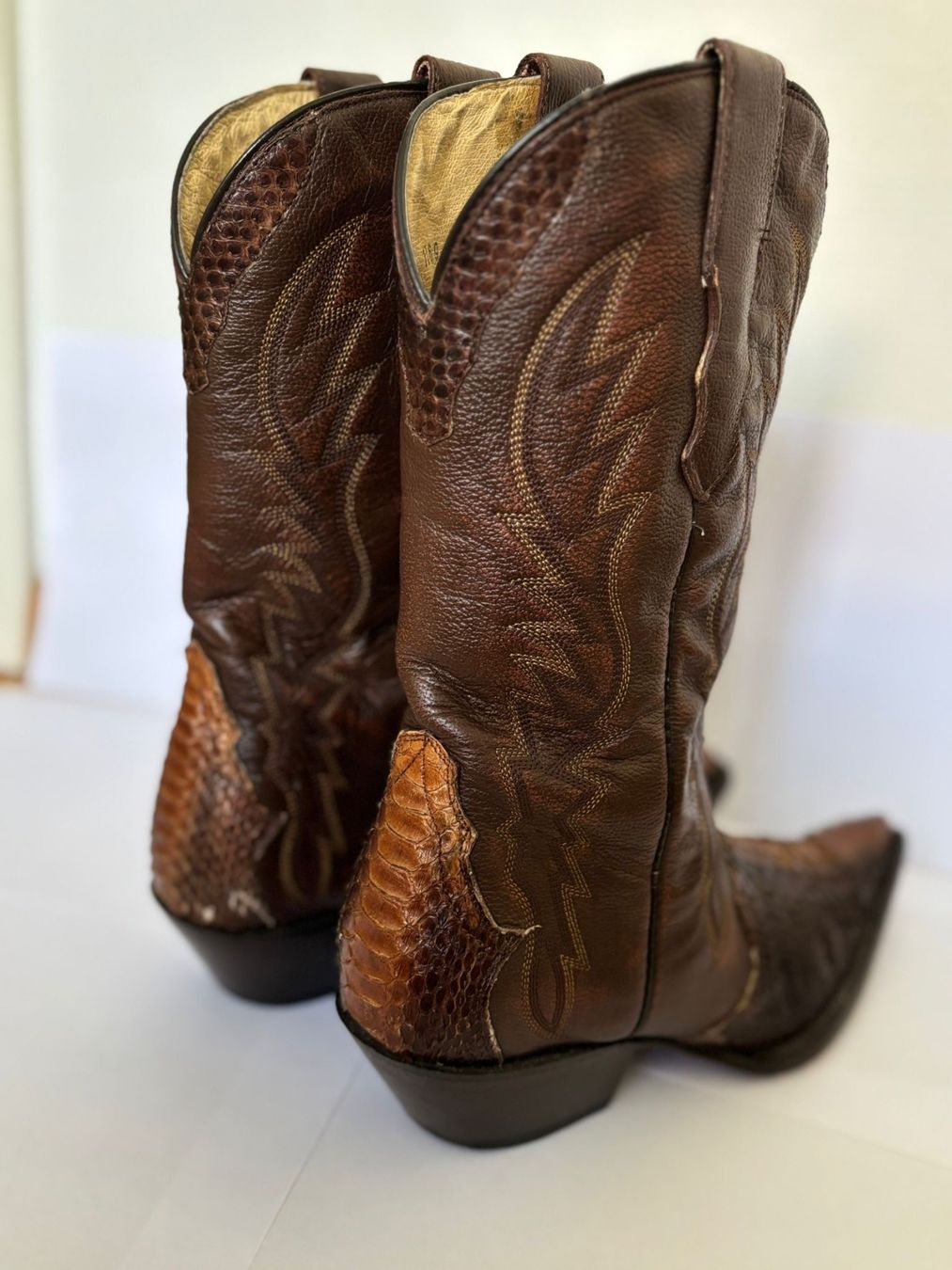 Scarpe da donna: Vintage Cowboy Stiefel Pytonleder – Usato da Allschwil venduto da N04Ah 1