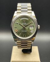 Rolex Day-Date Ref. 228239 Olive Dial White Gold 18Kt 2023