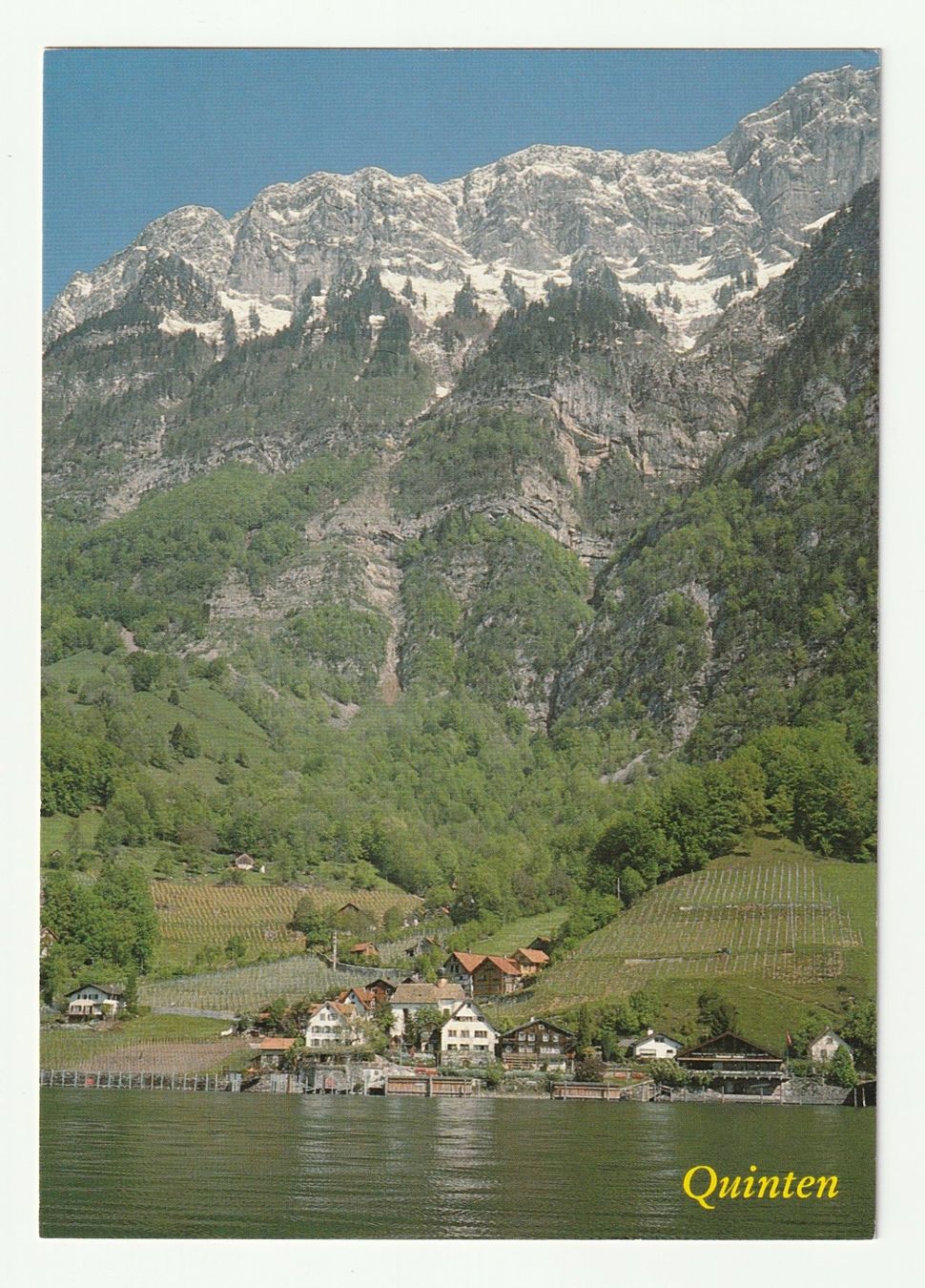 Cartes postales: Ansichtskarte Quinten am Walensee, St. Gallen – Neuf (Voir description) à St. Gallen par Ricardo_Deals