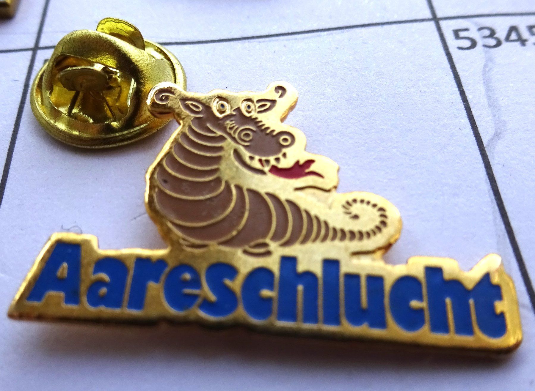 Plaketten & Abzeichen: Pin Drachen Aareschlucht – Gebraucht aus Utzenstorf von BUtter81
