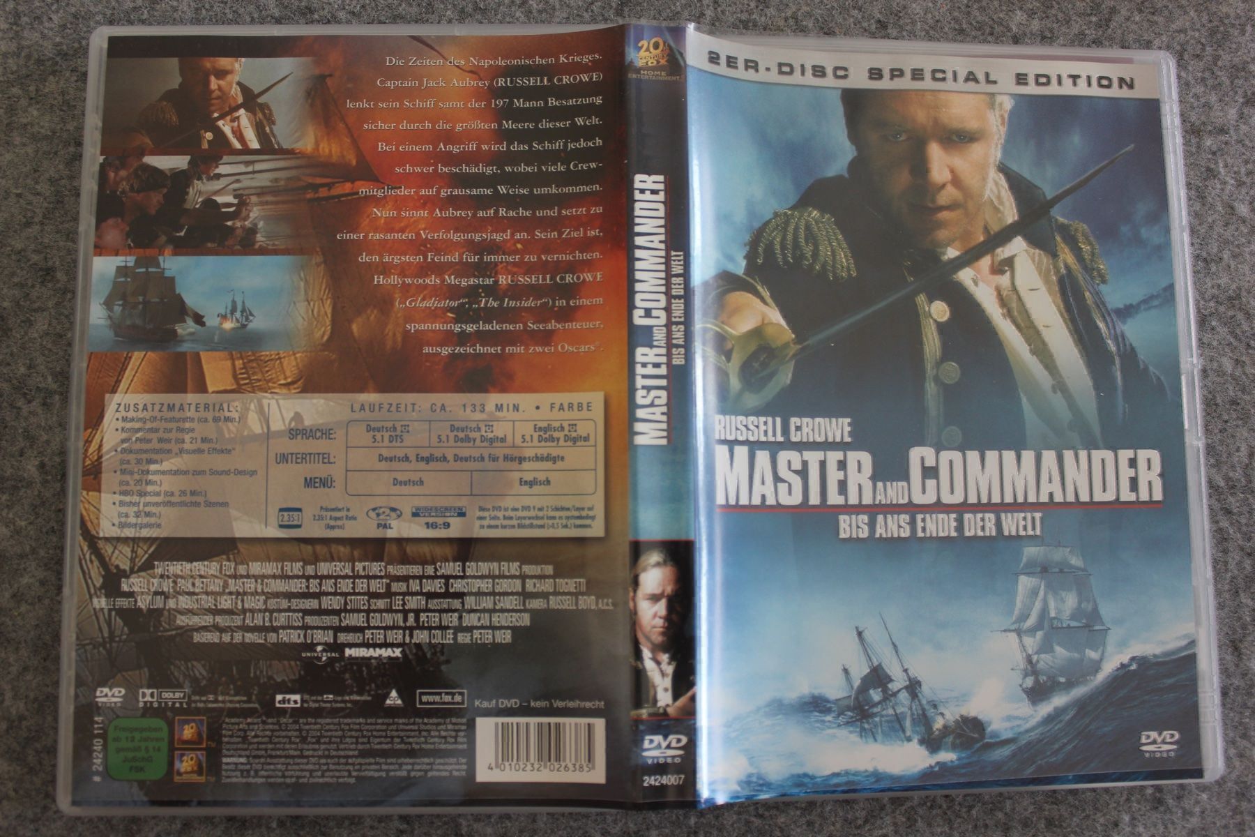 Tutti i DVDs: Master & Commander ( DVD 272) – Usato da Geroldswil venduto da Schlumpfine1973