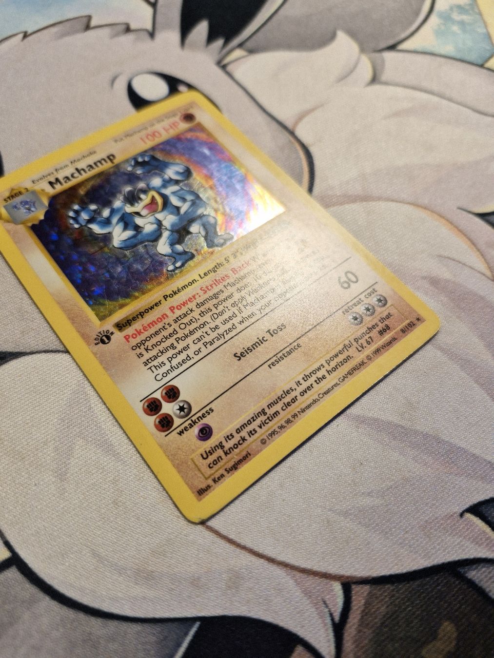 Pokémon Carte collezionabili: Machamp 1edition shadowless 8/102 holo – Usato da Echallens venduto da Nathan138 2