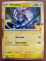 Pokemon Miraidon Holo 30 Jahre (Versand gratis)