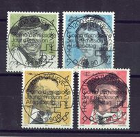 Hel 1990, SBK 801 - 804 Serie ET-Vollstempel