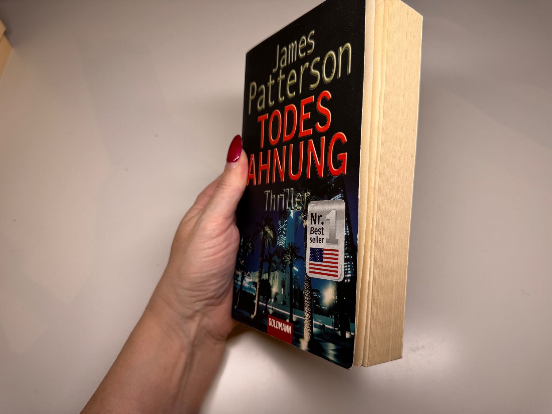 Libri: ROMAN: James Patterson, Totenahnung – Usato da Grosswangen venduto da Deutsche_Romane 1