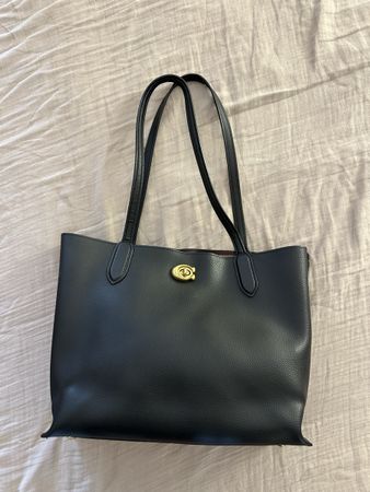 Black COACH bag Willow Tote