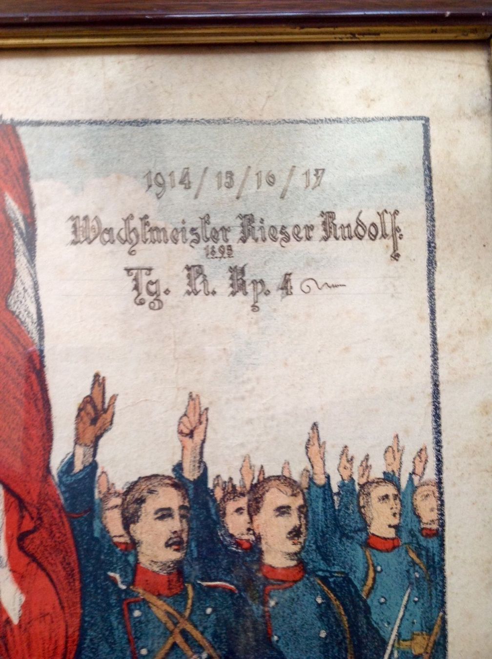 Poster & Bilder: Plakat Gerammt 1 Weltkrieg – Gebraucht aus Endingen von nathan05 2