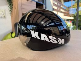 Kask Bambino pro, Zeitfahr Triathlon Helm Gr. L mit Tasche