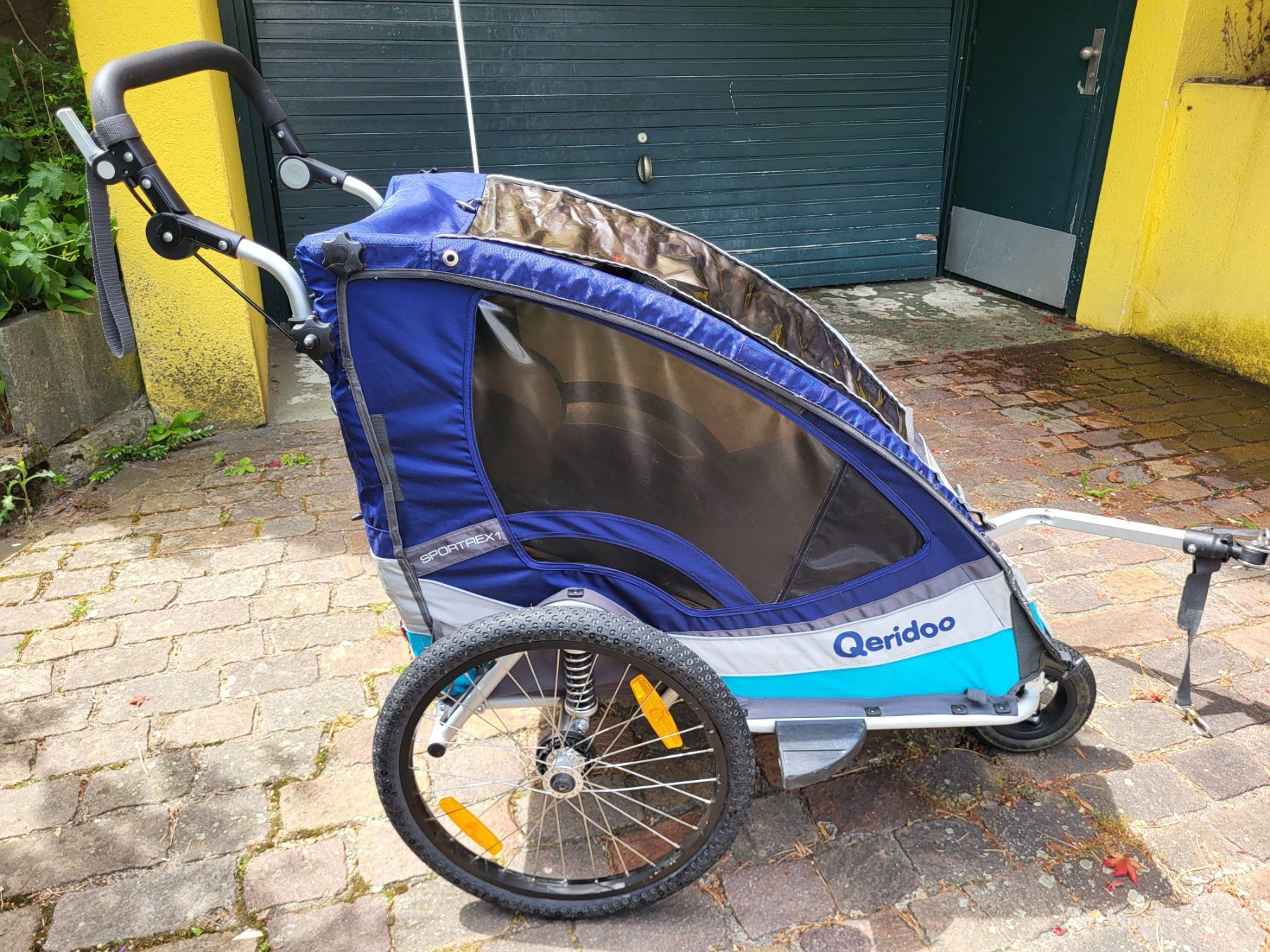 Qeridoo Anhänger: Kinderfahrradanhänger Qeridoo Sportrex 1 – Gebraucht aus Männedorf von John_M 1