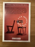NEU: Blå Station P.Y.R. Miniature Chair 1:6 (Design: David E